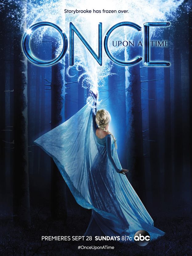 Die Eiskönigin Elsa schmückt das Poster zu "Once Upon a Time" Season 4