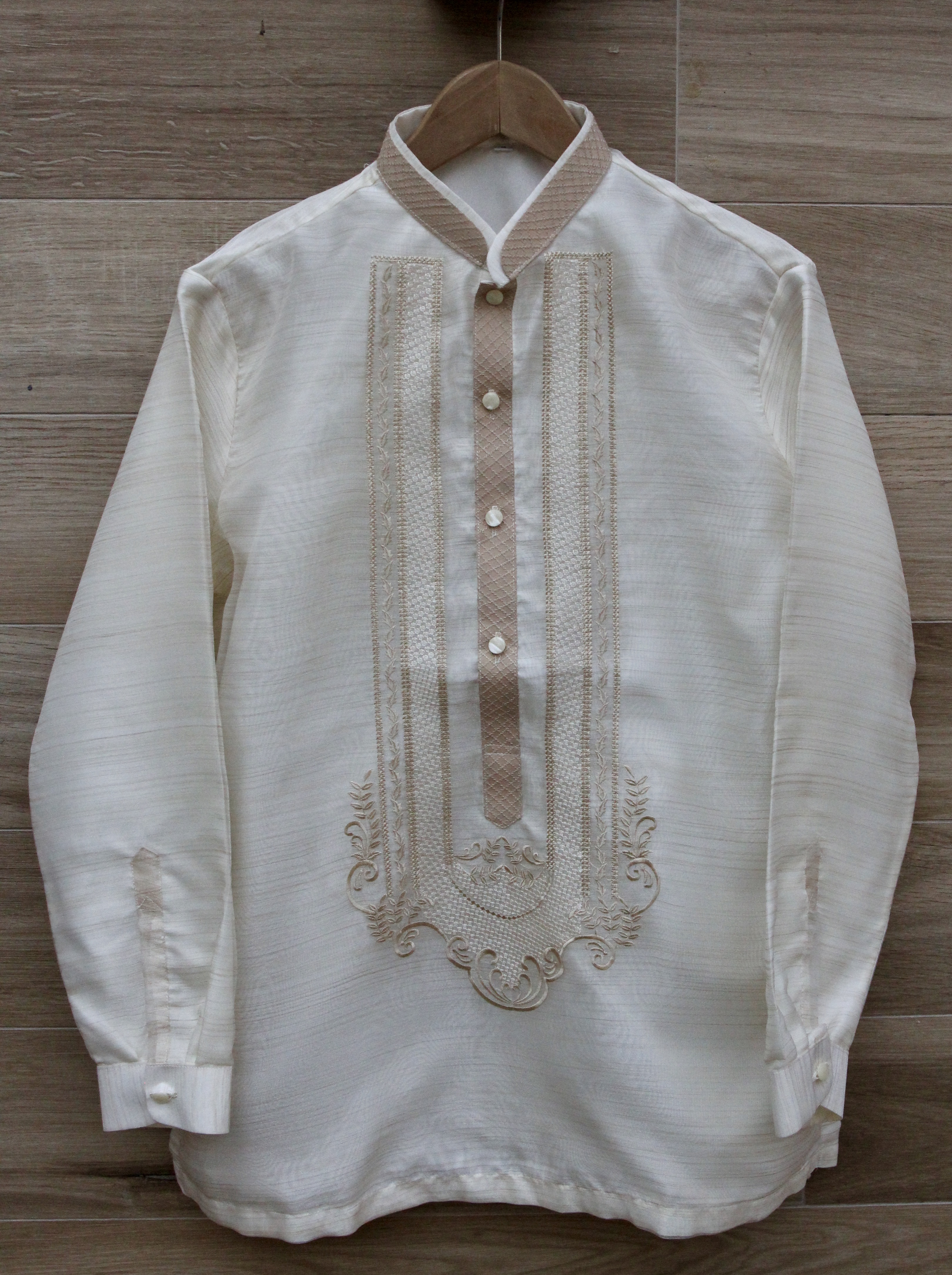 Men’s Barong Tagalog Organza with Lining (size M) Singapore