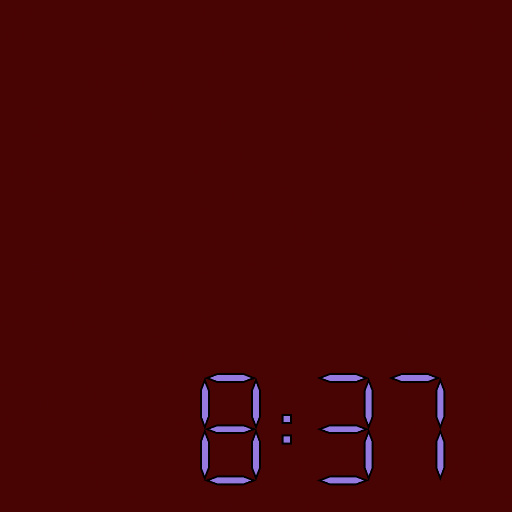 Digital Clock (Texture)