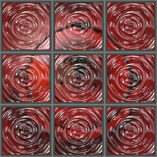 "Bullseye" Glass Window (Effect)