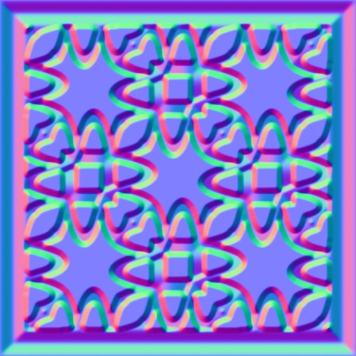 Fancy Grids (Texture) Normal Map