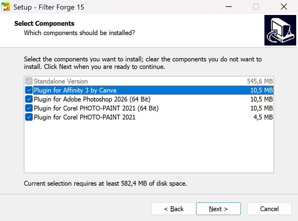 Filter as Affinity Photo plugin