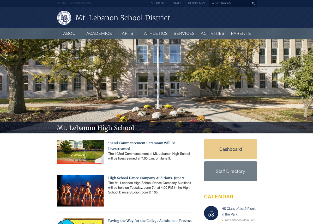 Mt. Lebanon School District Case Study Bringing Communication and IT