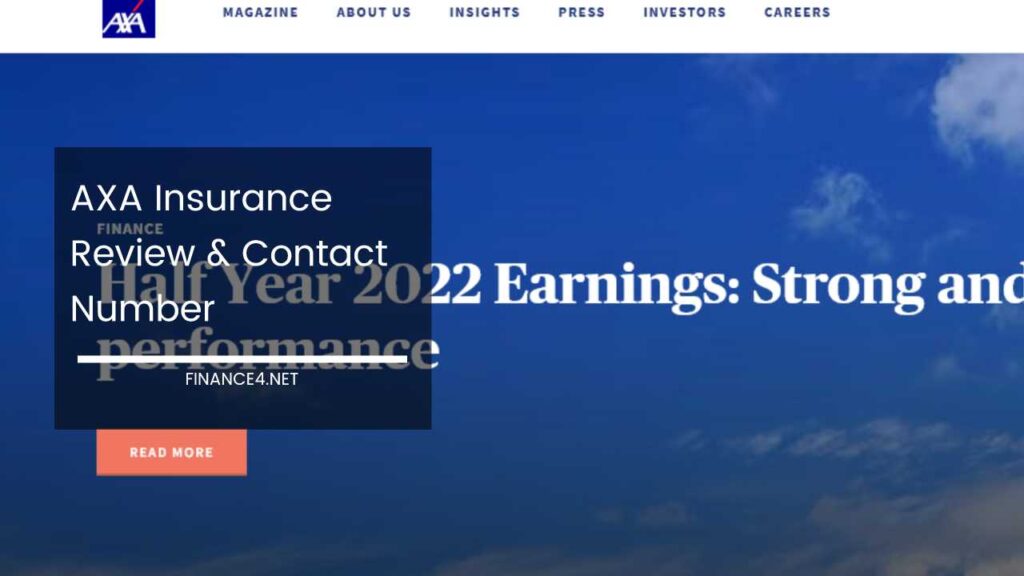 AXA Insurance Review & Contact Number