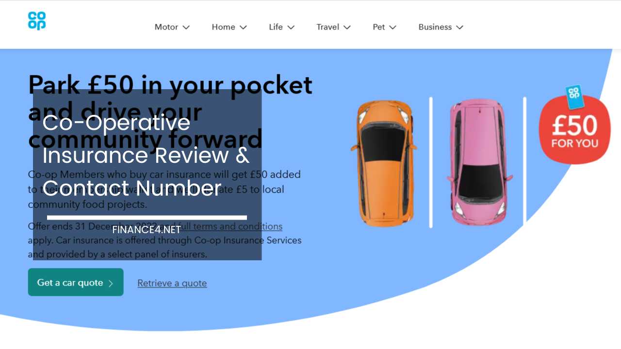 CoOperative Insurance Review & Contact Number