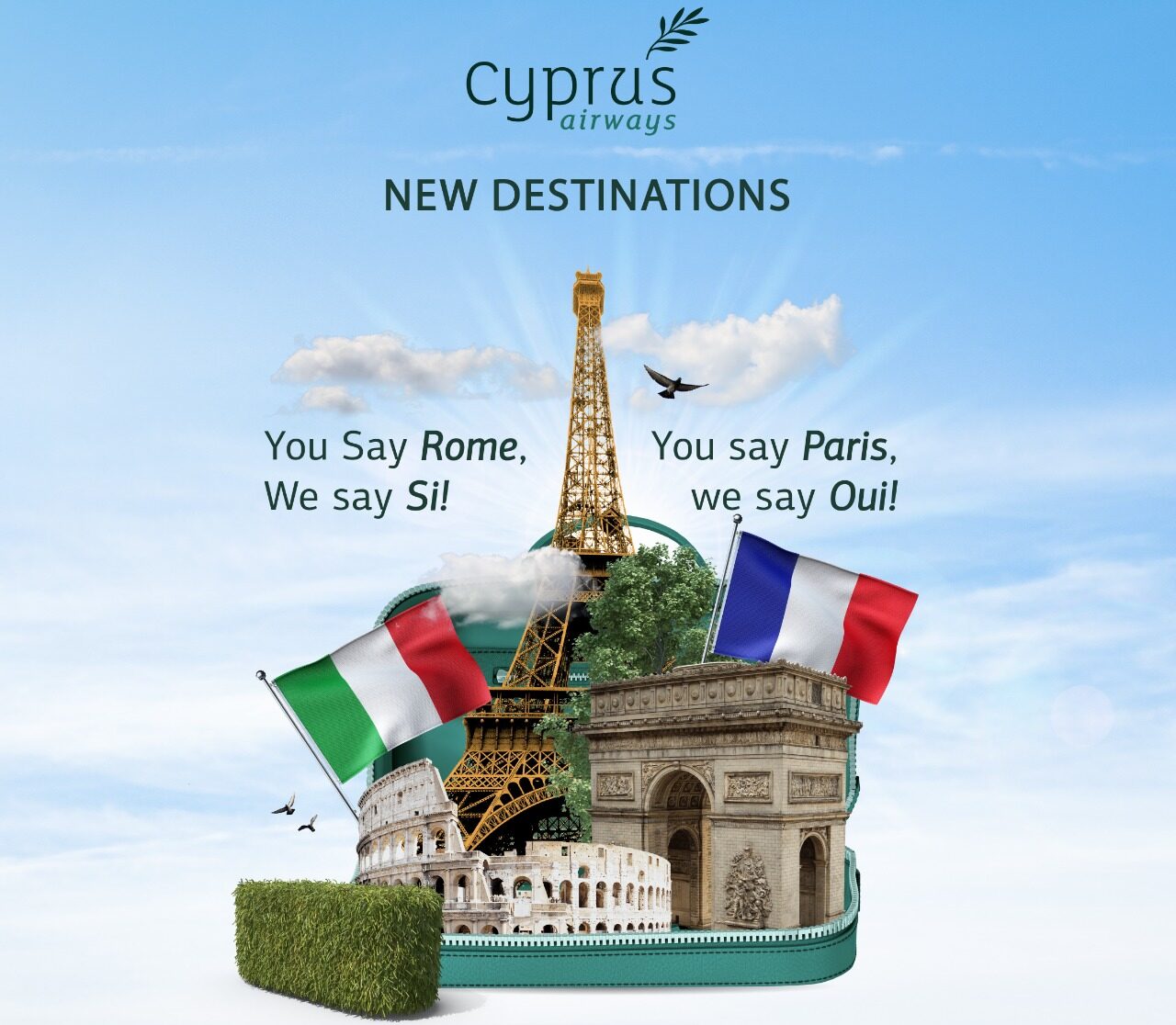 Cyprus Airways launches Paris, Rome flights Financial Mirror