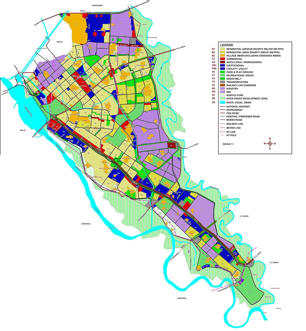 Noida City Divisions & Map Map of Noida Know Noida City