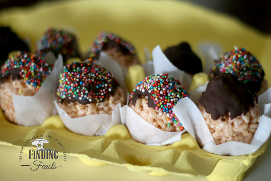 Chocolate Dipped Marshmallow Easter Eggs Finding Feasts