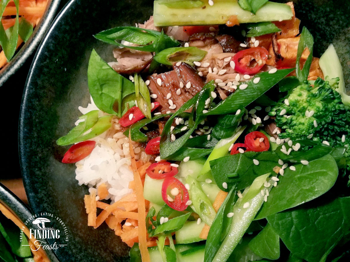 Lamb Rice Bowls w/ Lots of Veggies Finding Feasts
