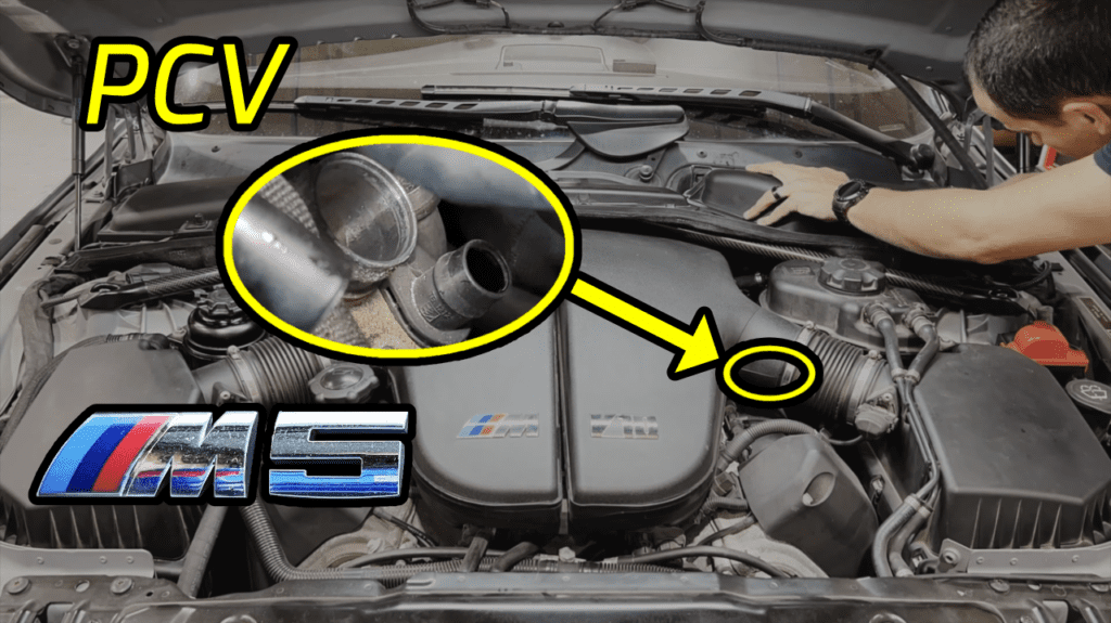 Oil leaks on the M5 Could be cause by the PCV Valves! Finding Seconds