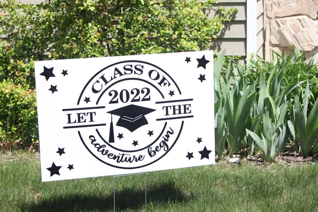Graduation Yard Sign Finding Time To Create
