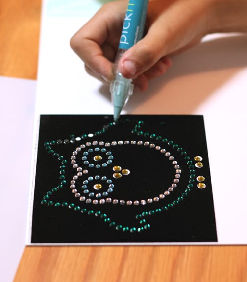 Rhinestone placement 2 Finding Time To Create