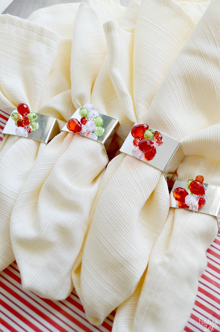 Diy Napkin Rings With Ribbon Super Simple Easy Diy Napkin Rings Only