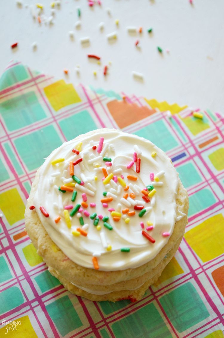 Marshmallow Confetti Cookies