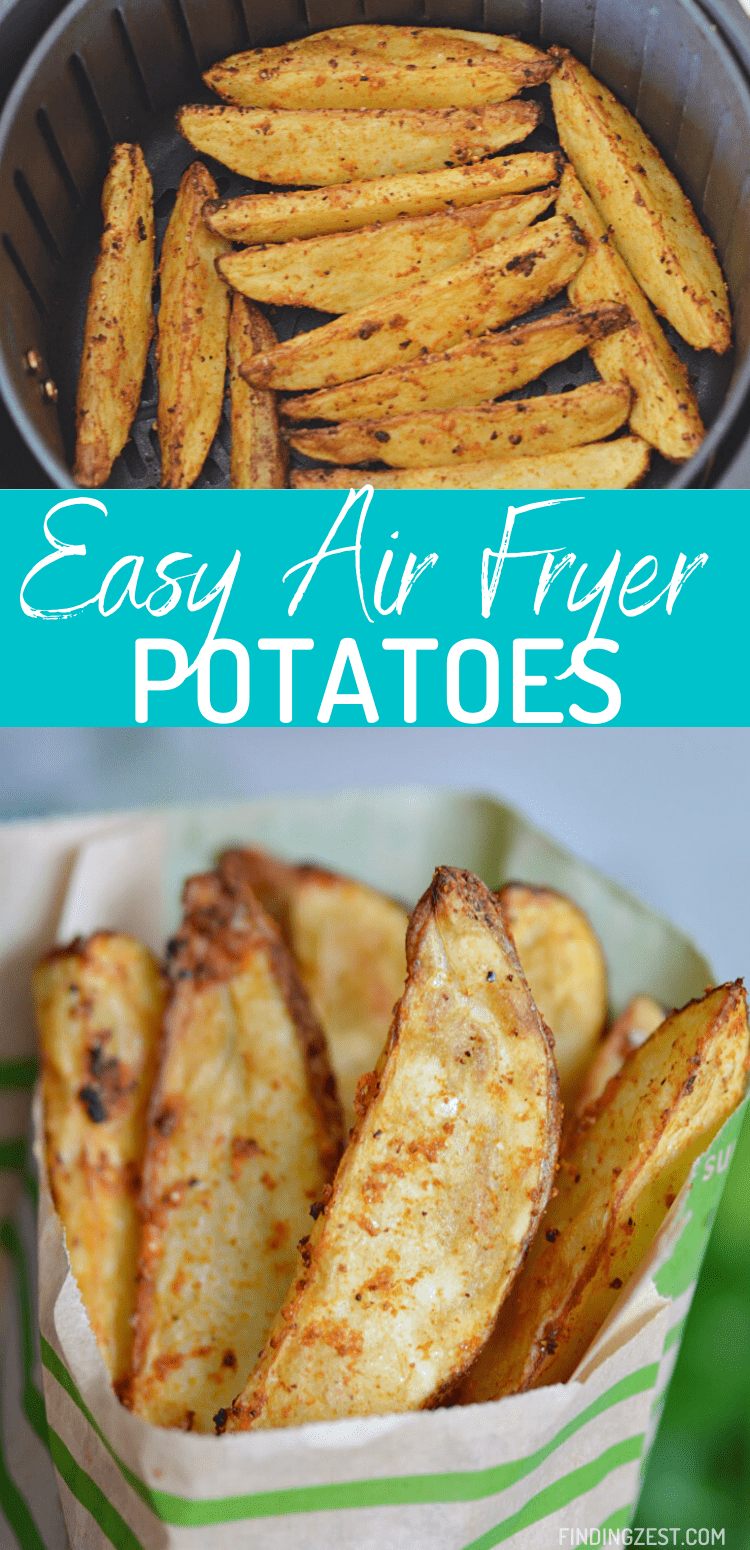 Crispy Air Fryer Potato Wedges Finding Zest