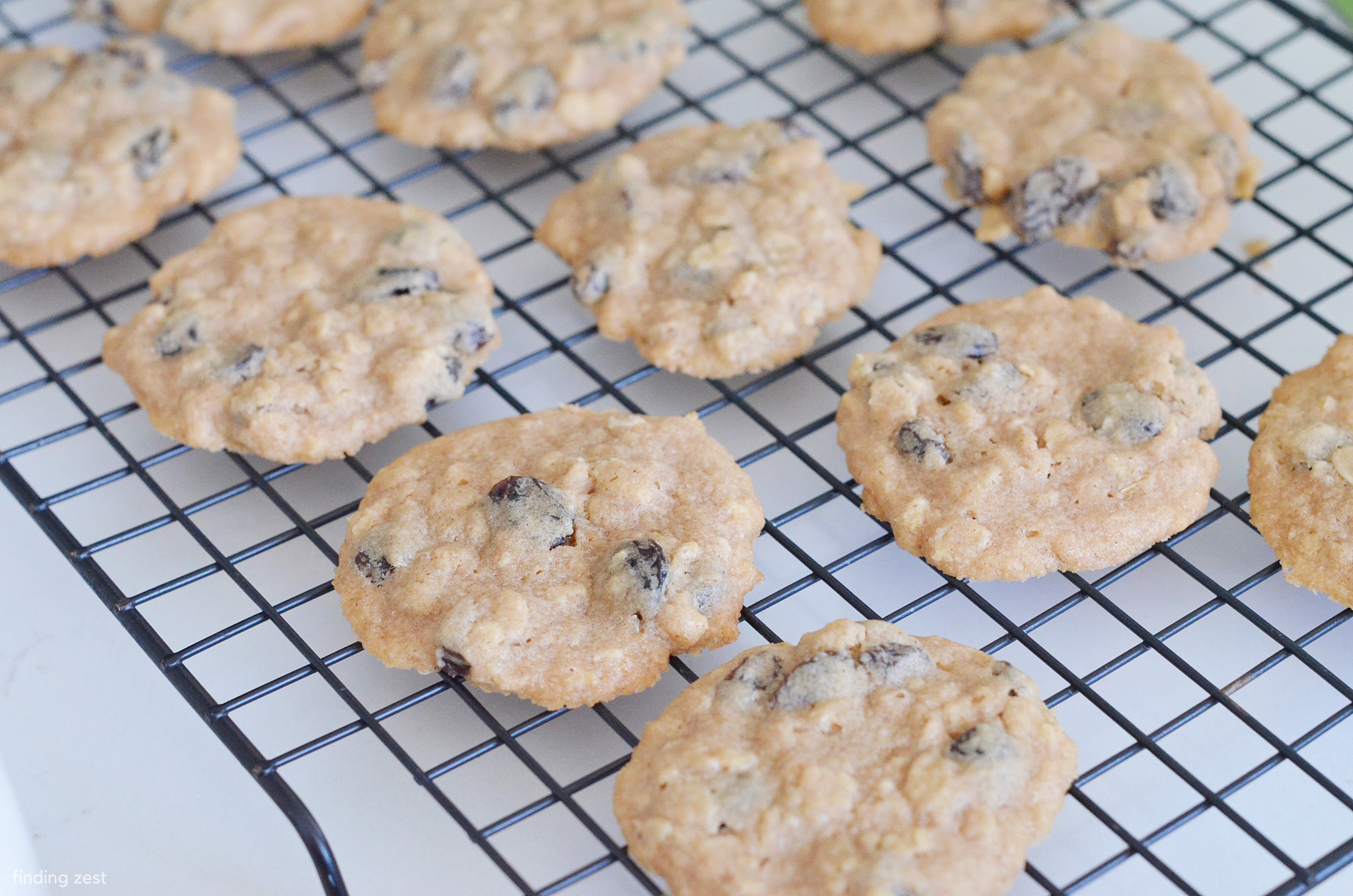 Pancake Mix Cookies with Oatmeal Finding Zest