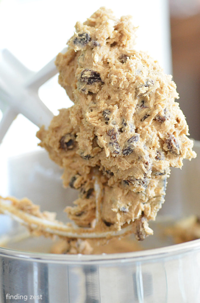Pancake Mix Cookies with Oatmeal Finding Zest