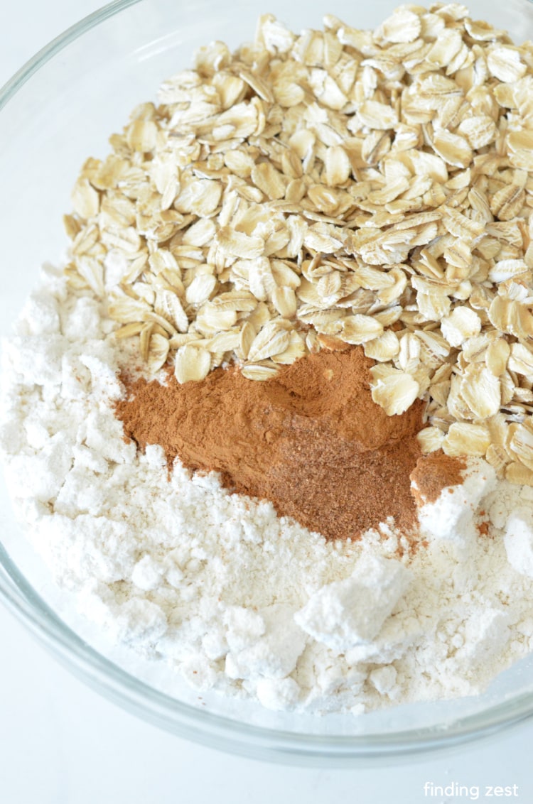 Pancake Mix Cookies with Oatmeal Finding Zest