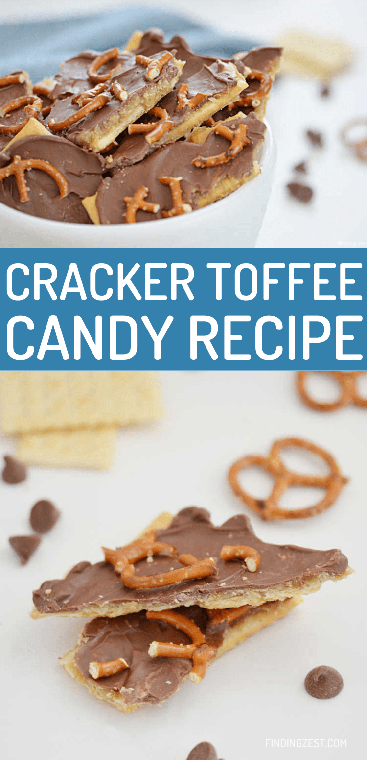 Cracker Toffee with Club Crackers (Christmas Crack) Finding Zest