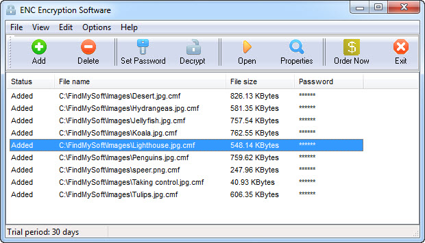 View ENC Encryption Software screenshot