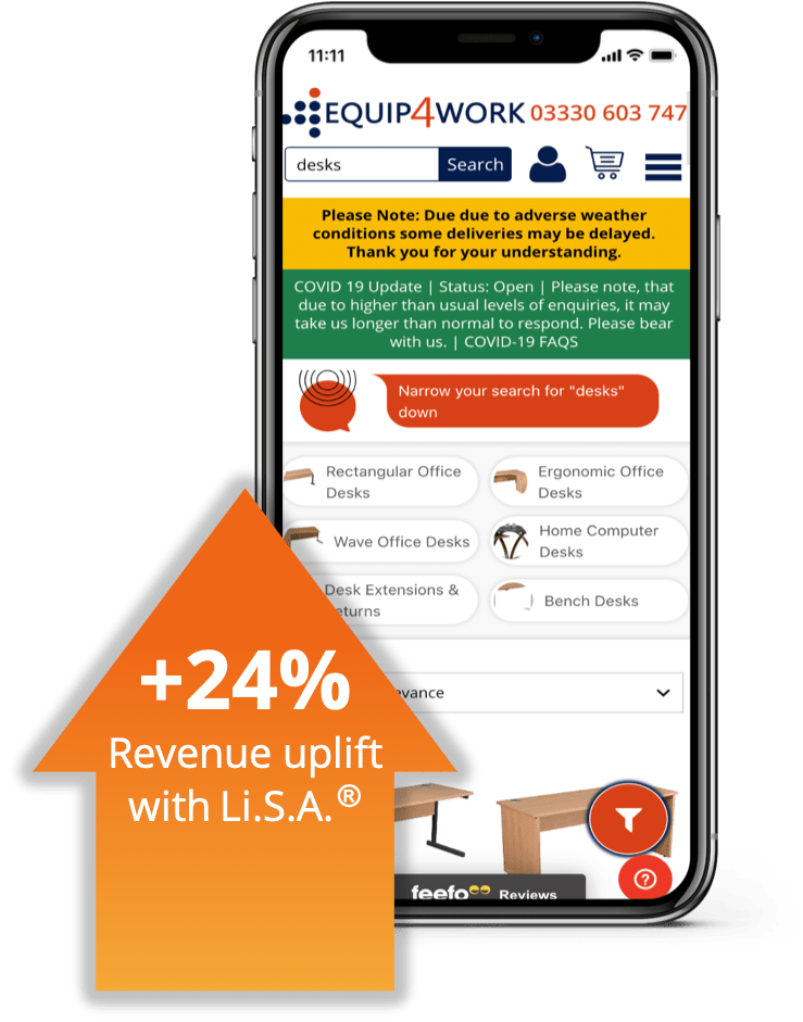 Equip4Work uplifts revenue 24 with A.I. Search UX