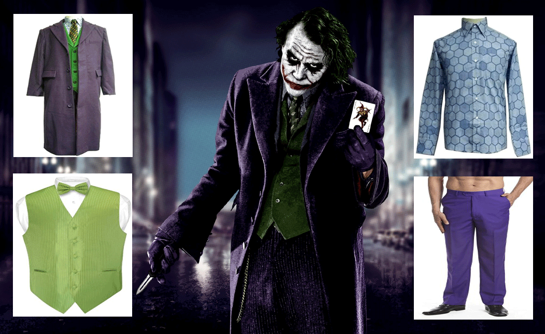JOKER COSTUME FROM BATMAN THE DARK KNIGHT