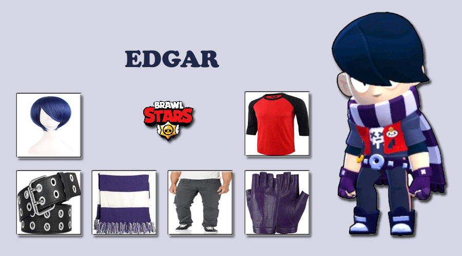 EDGAR COSTUME FROM BRAWL STARS