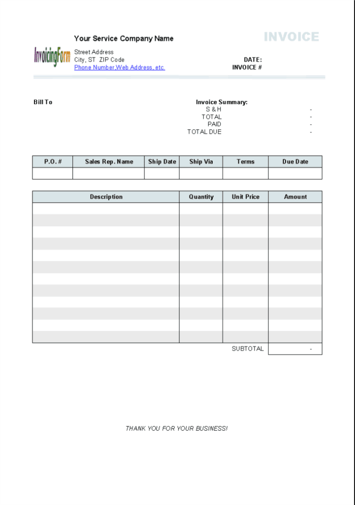 Computer Generated Invoice Software Free For Invoice Template - Latest News