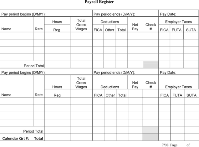 Payroll Templates Find Word Templates