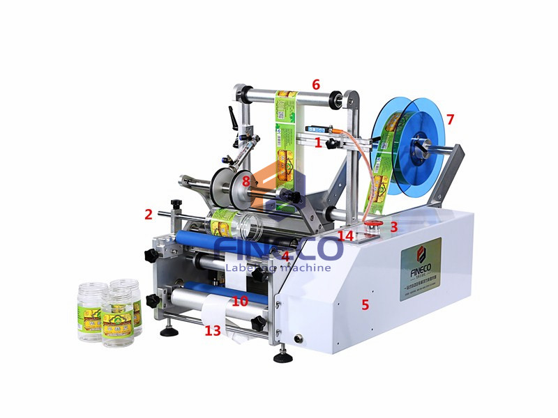 FK602 Semi Automatic Water Bottle Labeling Machine