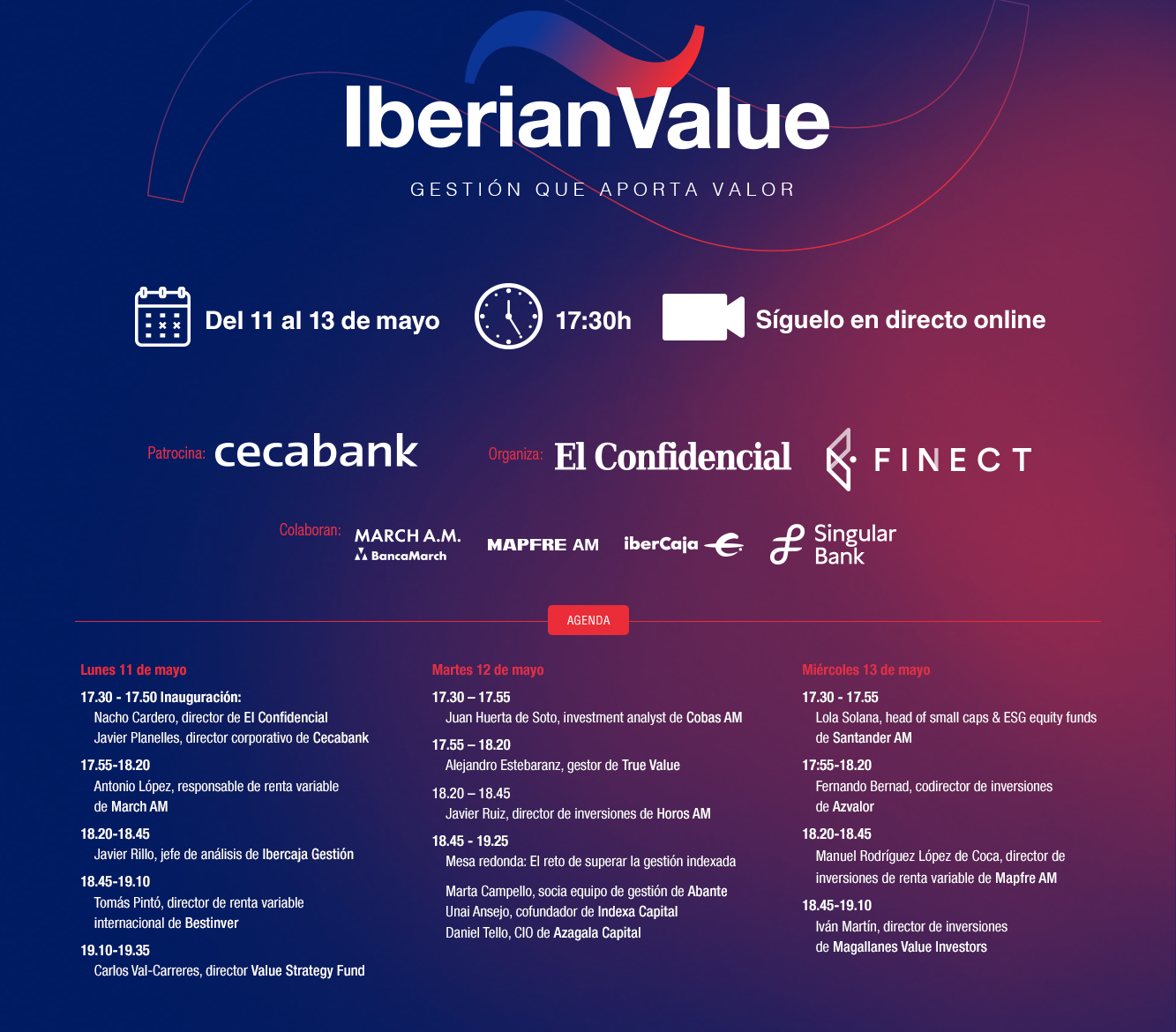 Llegó el día cómo seguir Iberian Value 2020 en vídeo y participar en