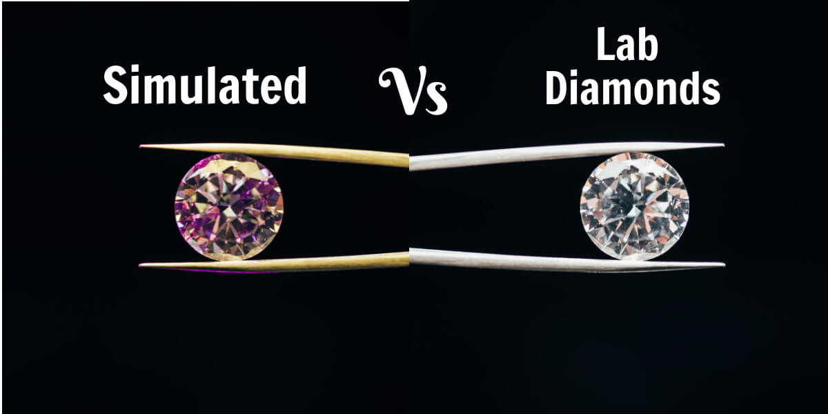 Simulated Diamond vs Lab Diamond Lab Grown Diamond Manufacturer