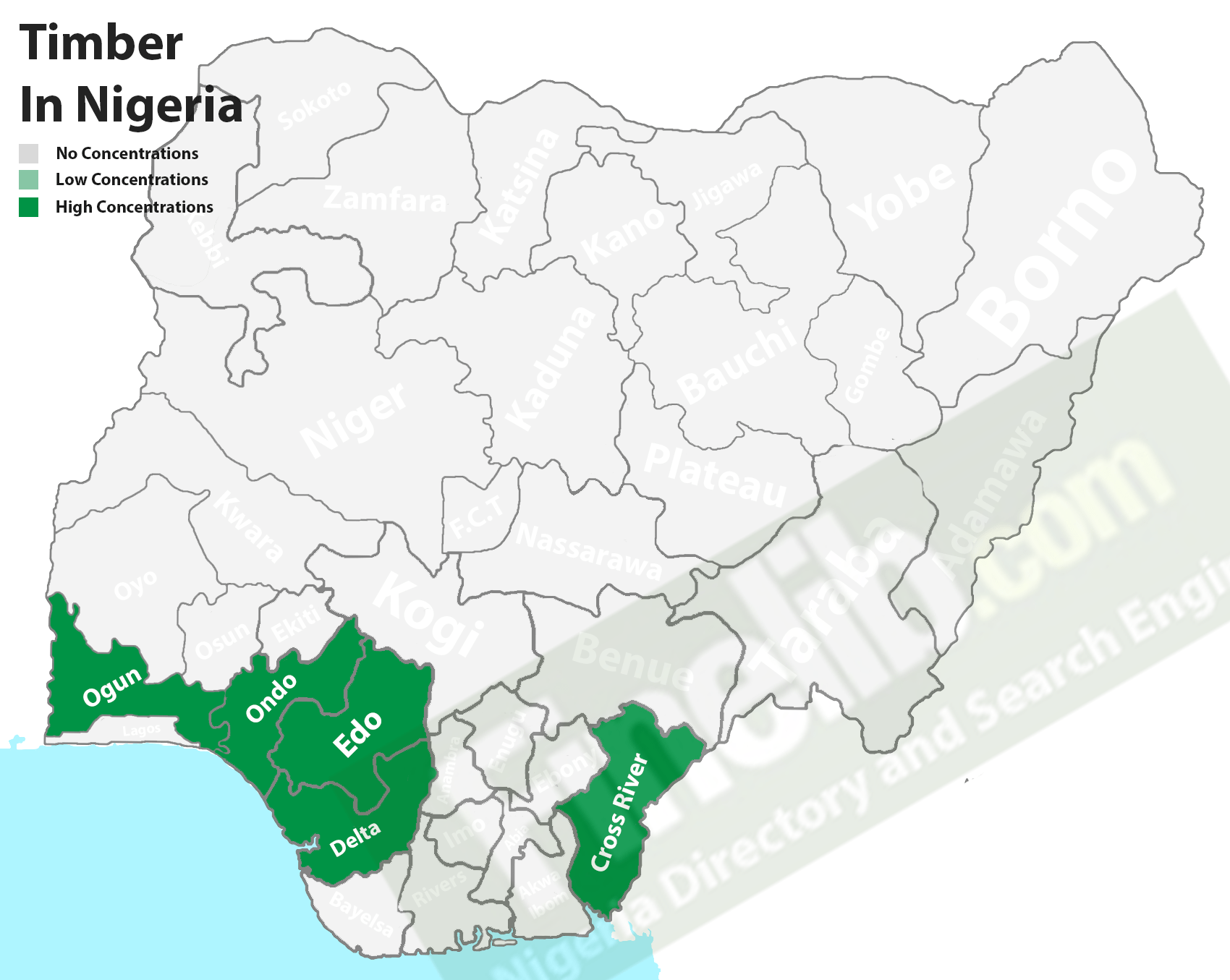Nigerian States Involve In Timber Cultivation And Its Processing