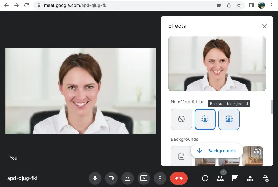 How to Blur Background in Google Meet on PC [2023] Fineshare