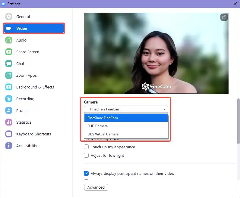 2 Best Ways to Use Virtual Camera for Zoom 2023 Fineshare