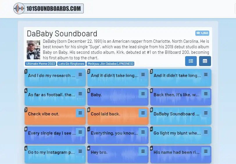 Top 3 DaBaby Soundboards for Fun [Play and Download]