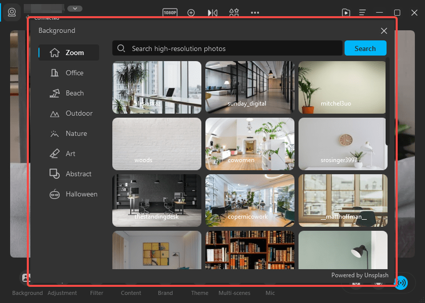 How to Use Virtual Backgrounds in FineCam Fineshare