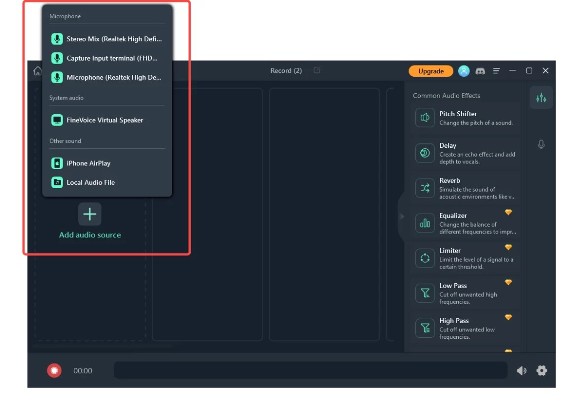 How to Record Voice with FineVoice Voice Recorder for PC Fineshare