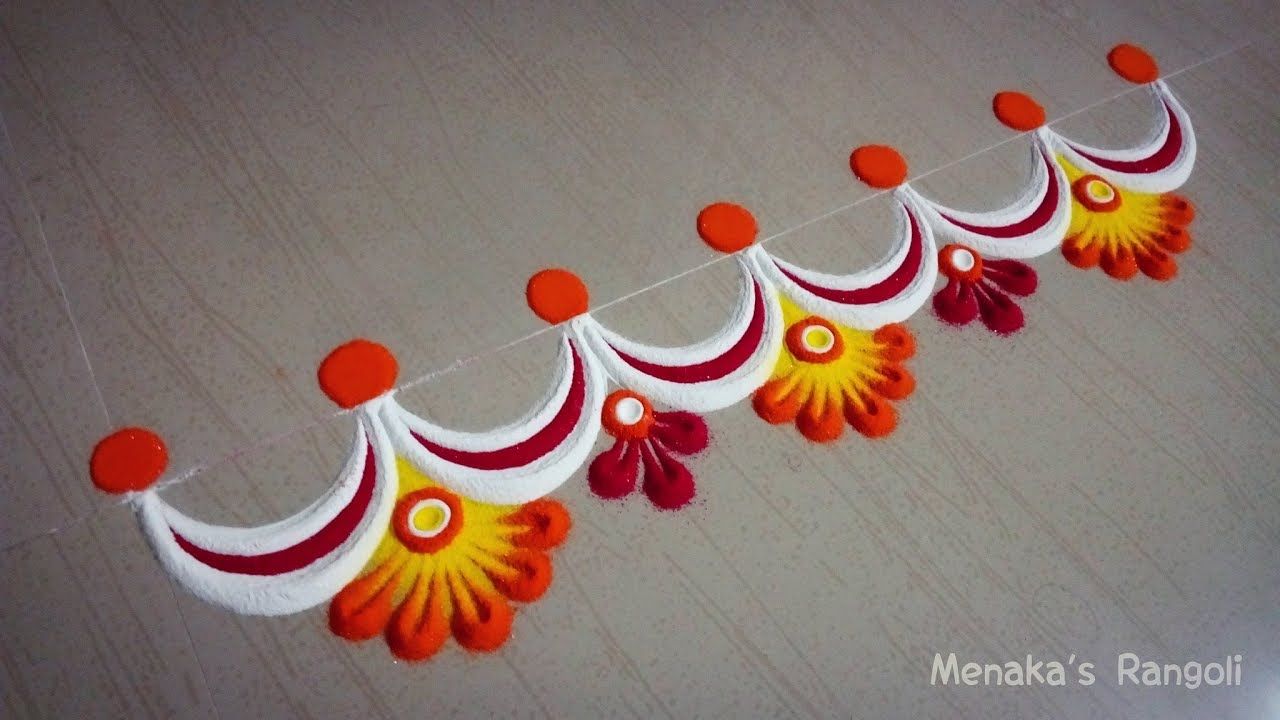 Very Simple Rangoli Designs For Home Beautiful Rangoli Design with