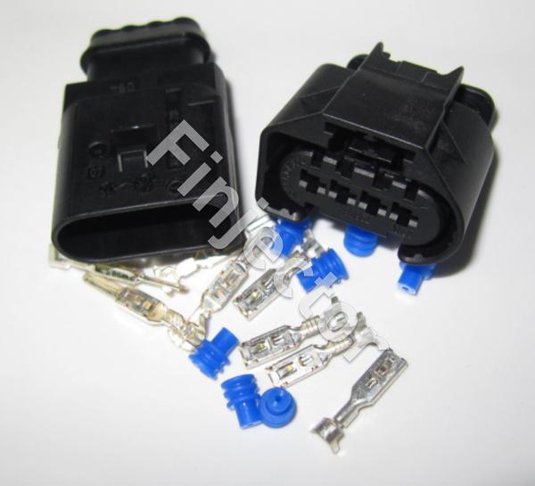 4 pole Kostal connector pair, for 0.51.0 mm² wire size, Code A Clip