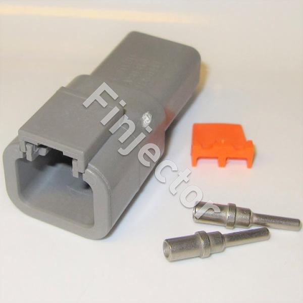 Deutsch DTP 2 pole connector set for wire size 2 4 mm2 Electrical