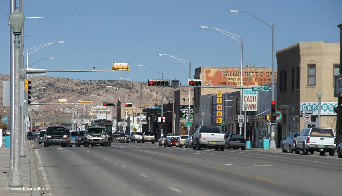 Finn's tog og rejseside Rejser USA New Mexico Gallup