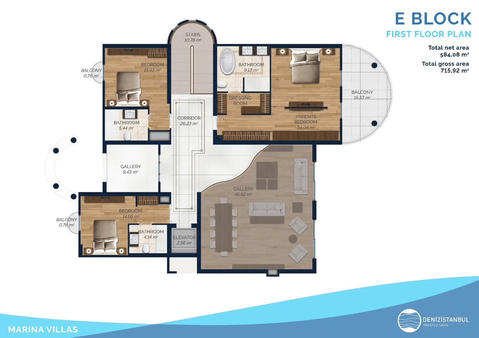 Deniz Istanbul Marina Villas • Beylikdüzü Villas For Sale • FIN Real Estate