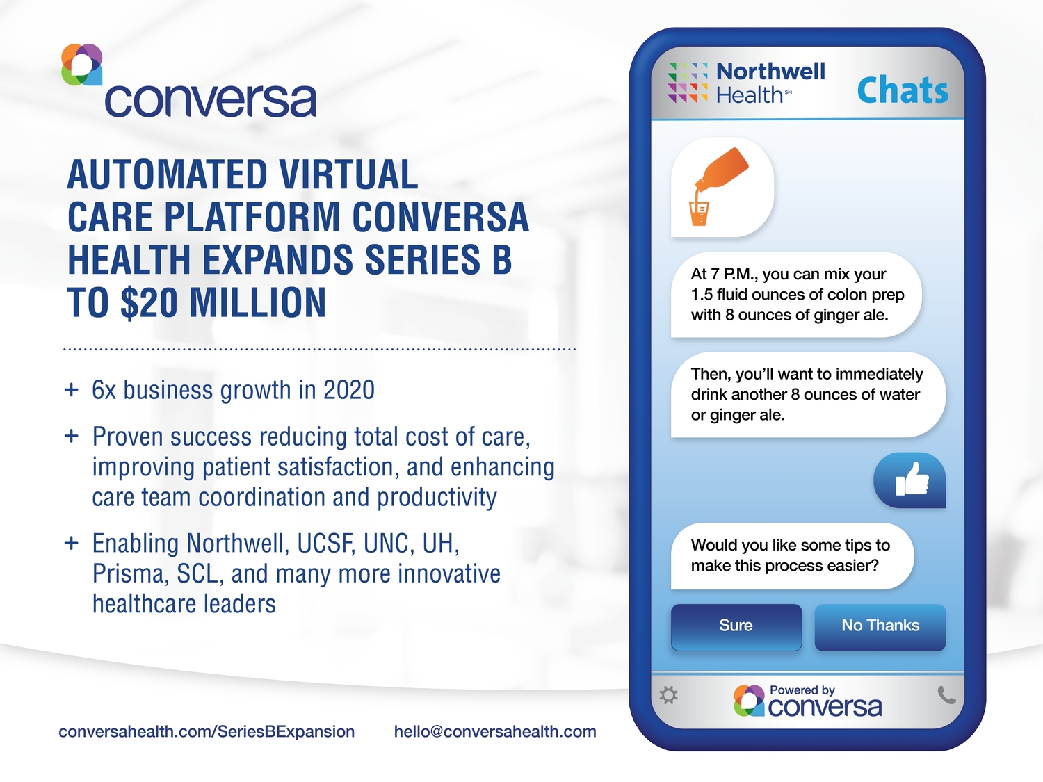 Conversa Health Raises 8M in Additional Series B FinSMEs