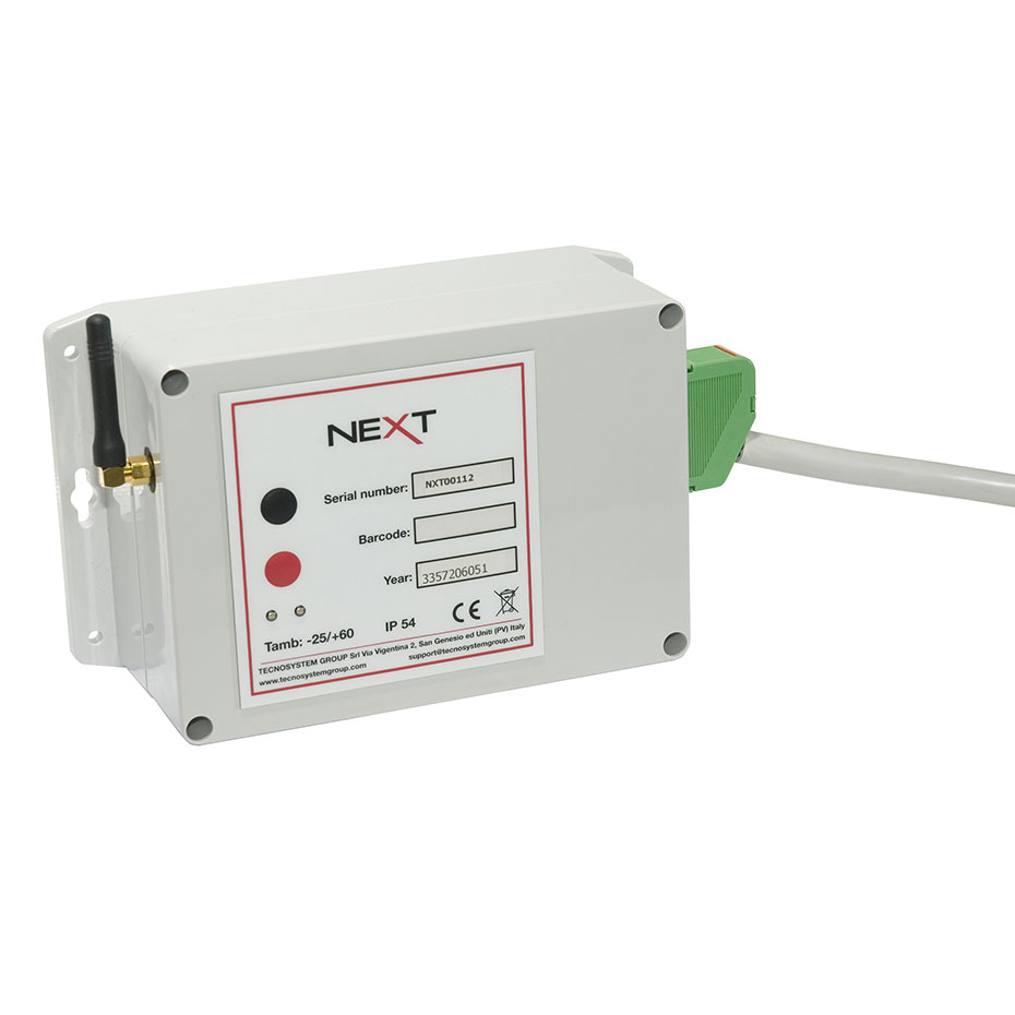 NEXT Gas network monitoring and volume conversion