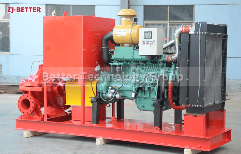 Diesel engine fire pump set is a fixed fire extinguishing equipment