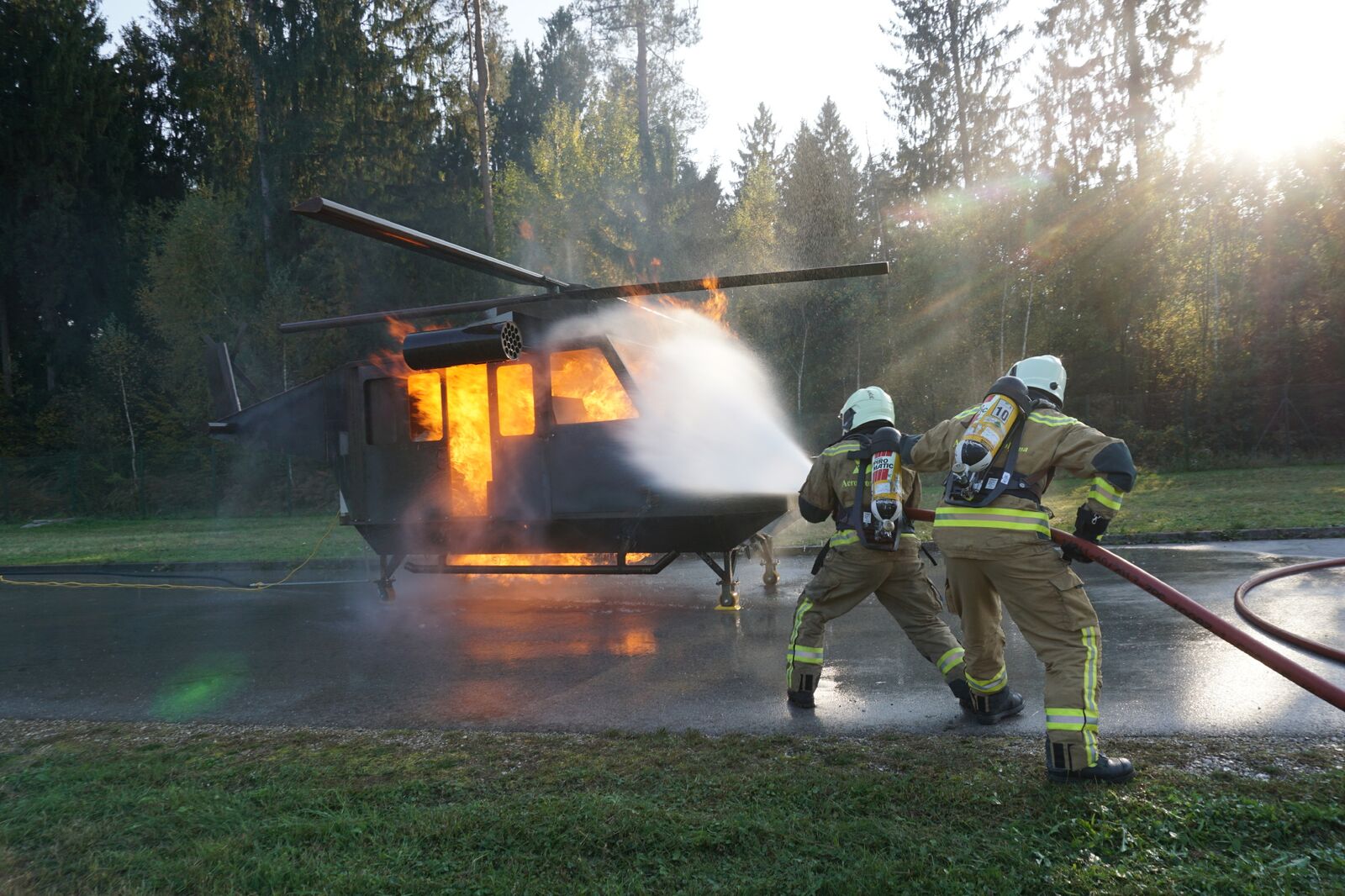 Gas Fired Training Props Fireblast Global