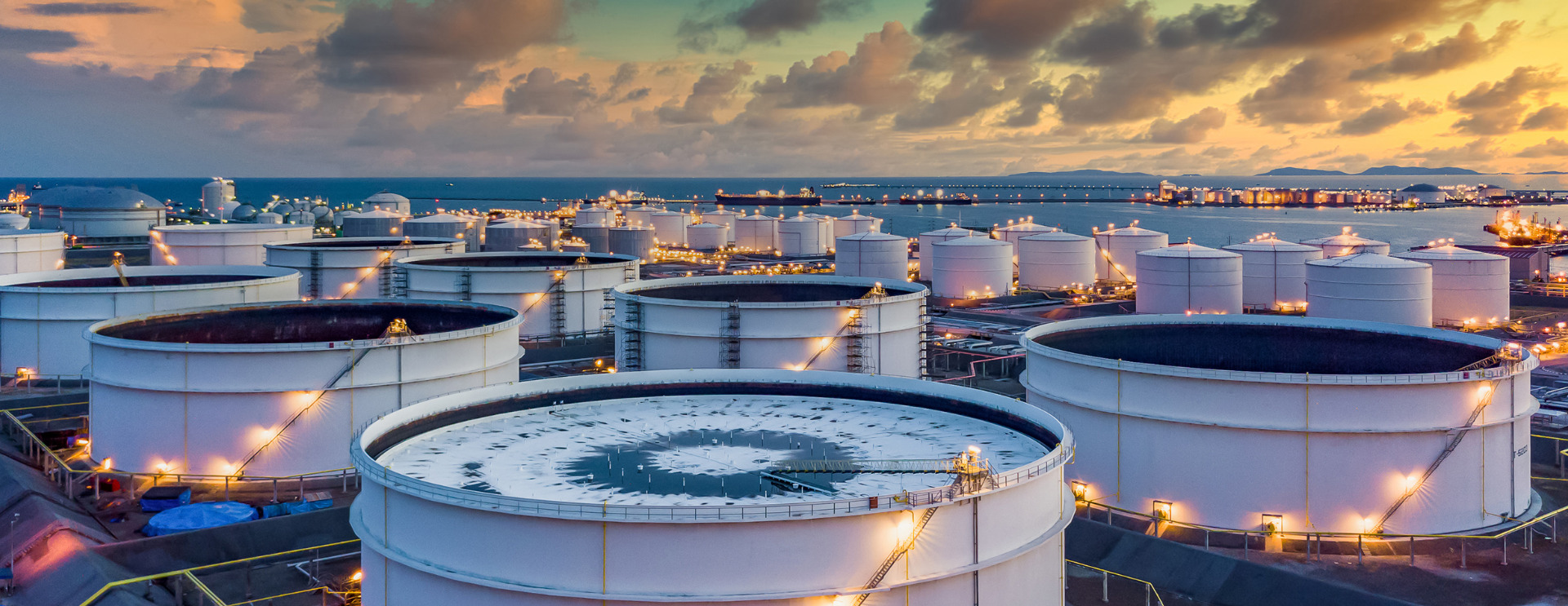Brandbekämpfung in Tanklagern der Öl und Gasindustrie