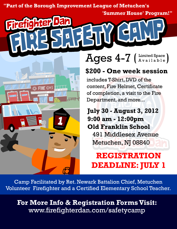 Firefighter Dan Fire Safety Camp Fire Engineering Firefighter