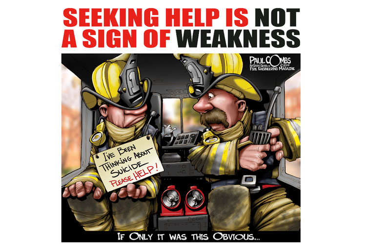 Paul Combs Poster Firefighter PTSD and Suicide Fire Engineering
